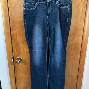 New Earl jeans with embellished pockets size 14